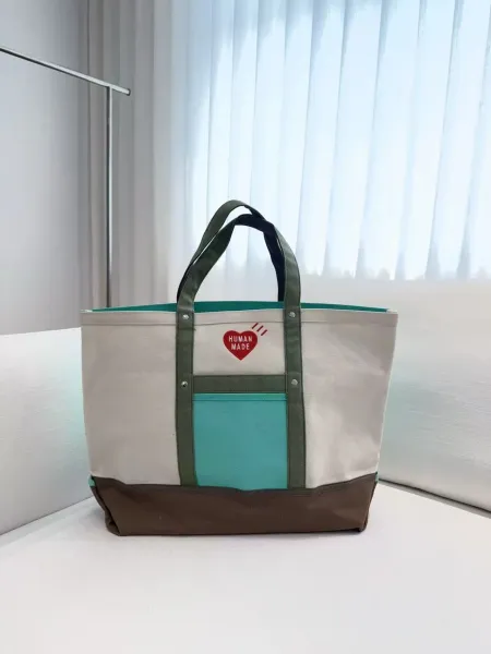 Human Made Colorblock Tote Bag Multicolor Handbag - 23