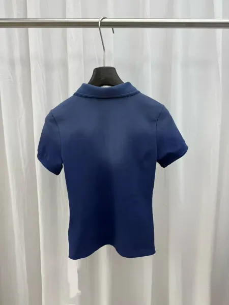Acne Studios Stockholm 1996 Polo Navy Polo Shirt - 15