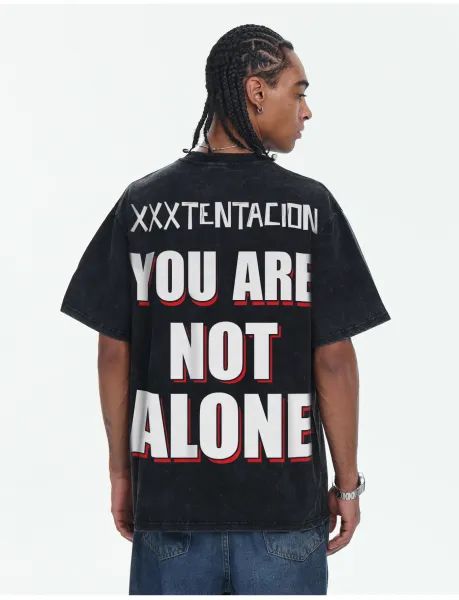 Design XXXtentacion You Are Not Alone Acid Wash T-Shirt T-Shirts - 21