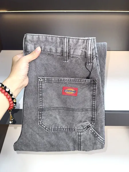 Dickies Slim Fit Washed Gray Jeans - 7