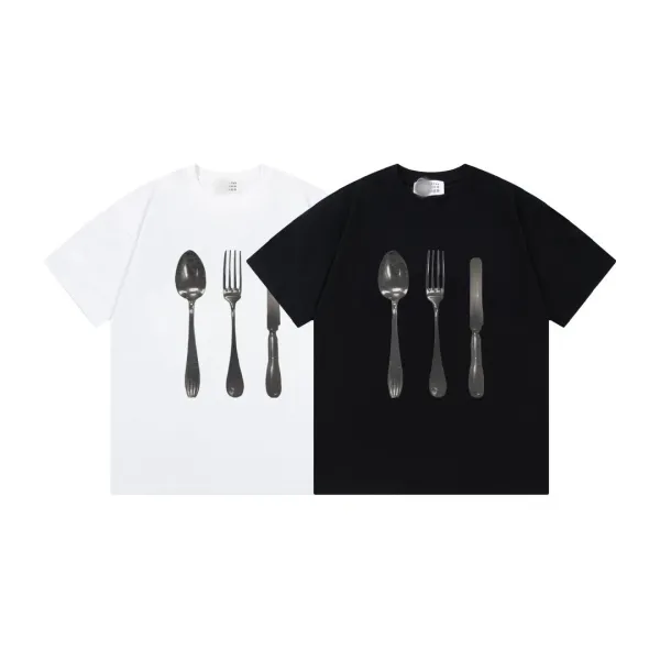 Design Abstract Spray Graffiti Black T-Shirt - 3