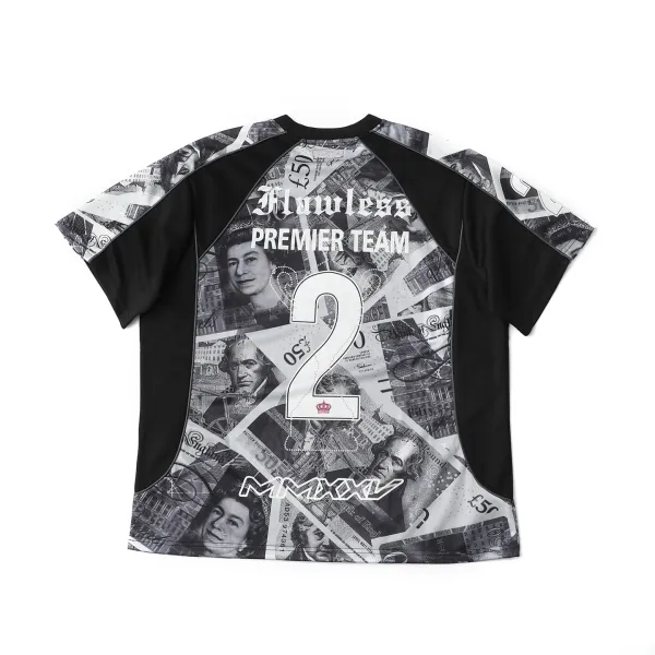 Supreme Banknote Print Raglan T-Shirt White / Purple - 10