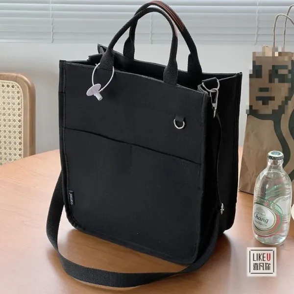 Comme des Garçons Play Tote Bag Black - 1