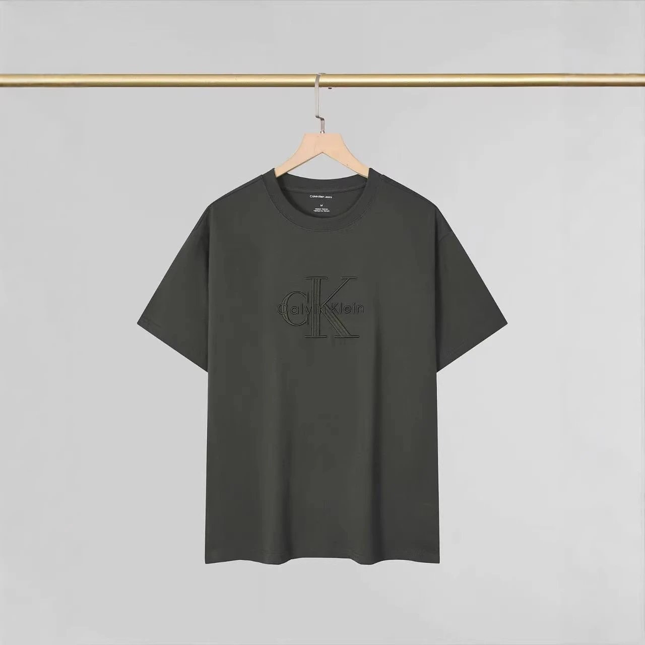 Calvin Klein Mint Green Embroidered Logo Classic T-Shirt