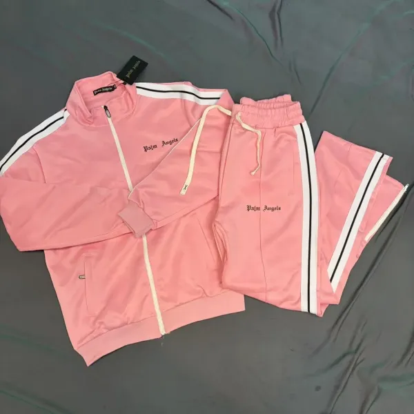 Palm Angels Track Jacket and Pants Set Sky Blue Tracksuit - 12