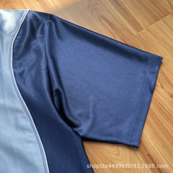 Design Basketball Shorts Light Blue with Navy and Red Numbering - 20