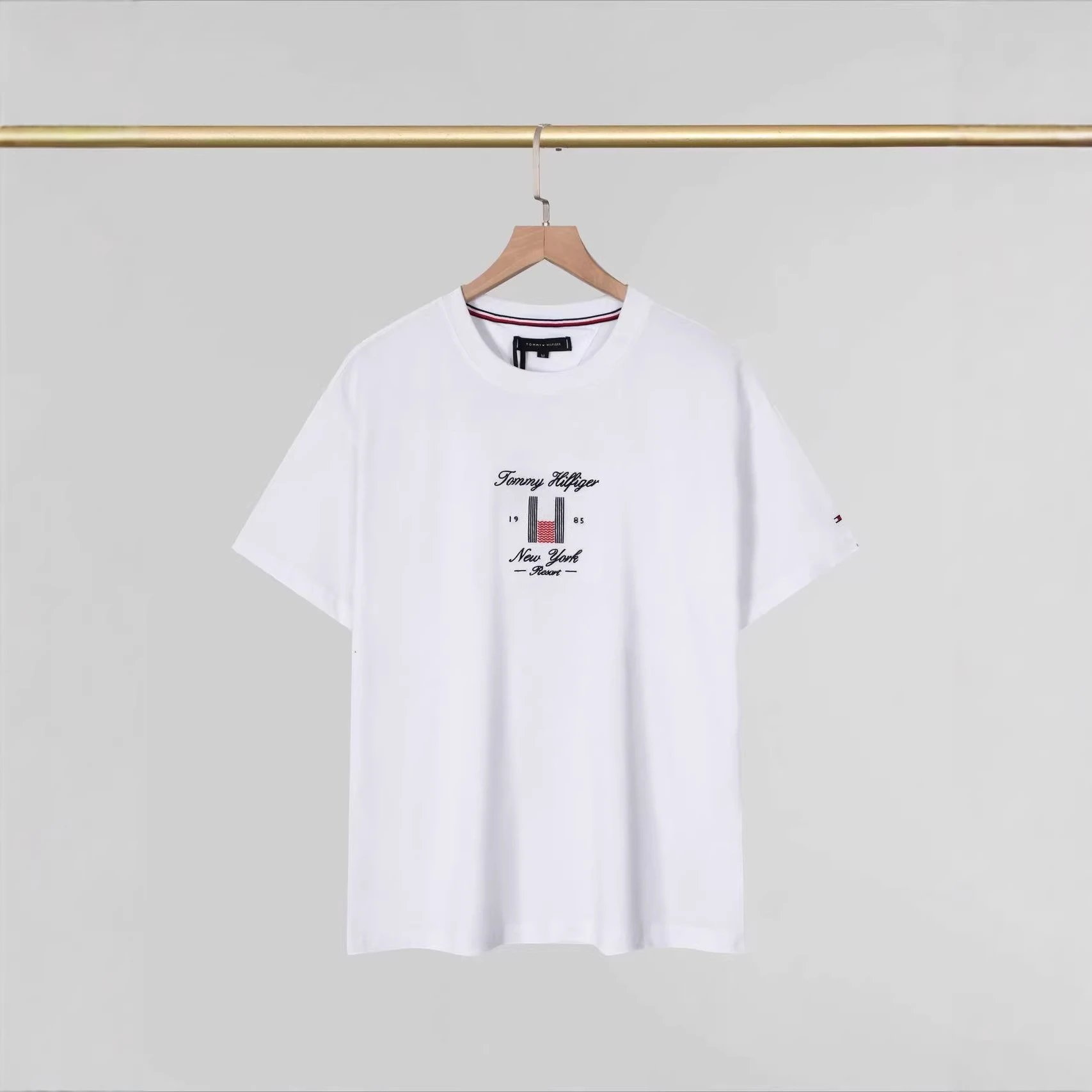 Tommy Hilfiger New York Resort Olive Green Classic Crewneck T-Shirt