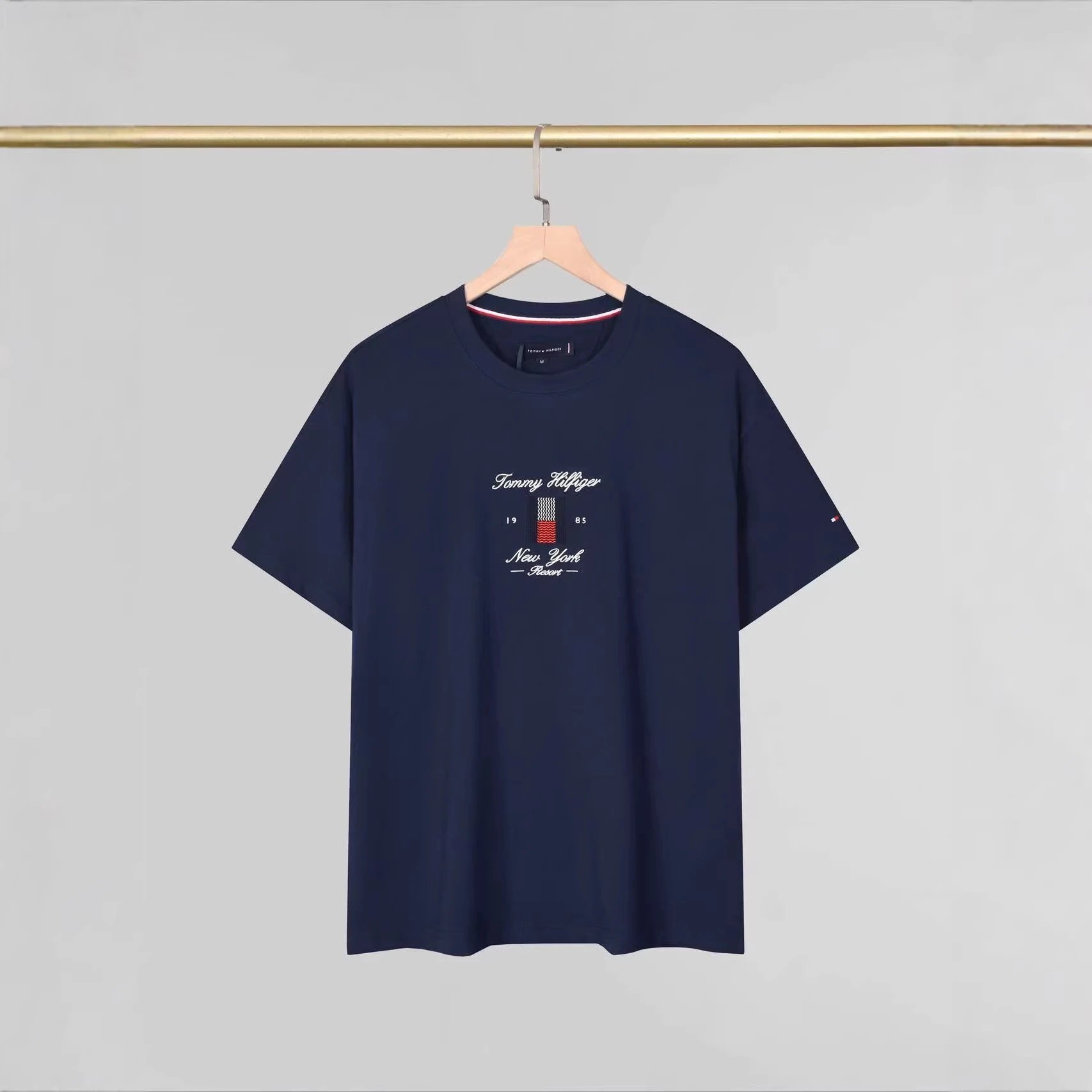 Tommy Hilfiger New York Resort Olive Green Classic Crewneck T-Shirt