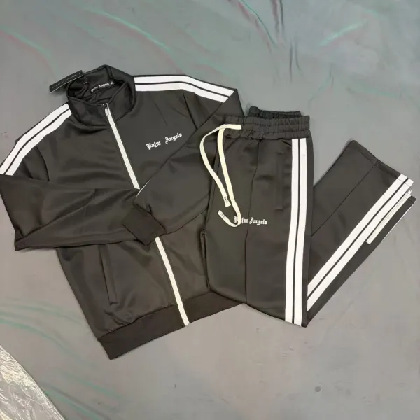 Palm Angels Track Jacket and Pants Set Sky Blue Tracksuit - 14