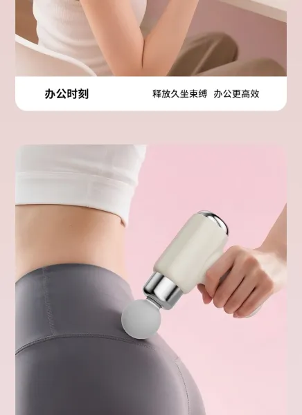 Design Portable Facial Massager Pink with Interchangeable Heads Electronics - 24