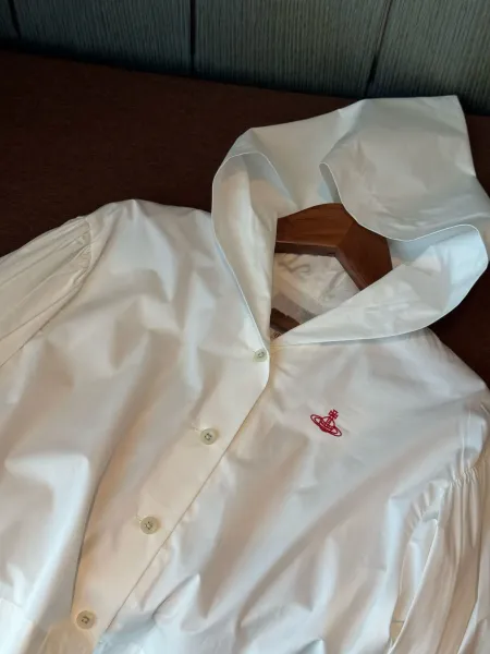 Vivienne Westwood Red Label Sailor Collar Shirt White - 13
