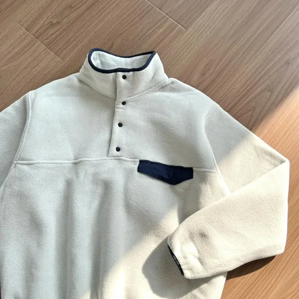 Patagonia Synchilla Snap-T Fleece Pullover Gray Tops - 34