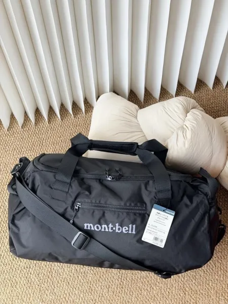 Design Montbell 40L Duffle Bag Navy Blue Travel Gym Bag Duffle Bag - 26