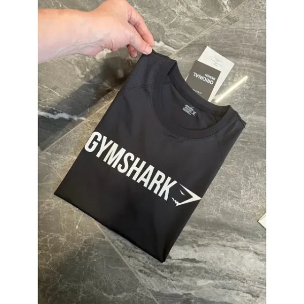 Gymshark Performance T-Shirt White / Black - 15