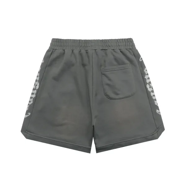 Hellstar Perforated Skull Print Shorts Black - 53