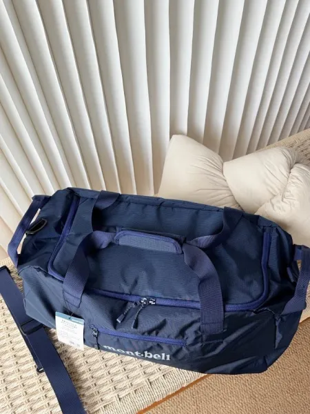 Design Montbell 40L Duffle Bag Navy Blue Travel Gym Bag Duffle Bag - 40