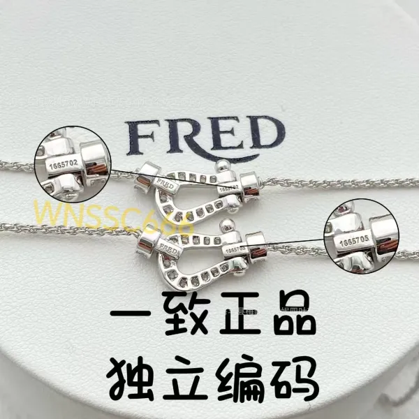 FRED Force 10 Diamond Bracelet Silver Jewelry - 7