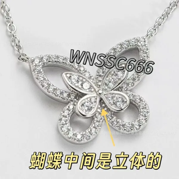 Design Floral Diamond Bangle Silver Bracelet Jewelry - 8