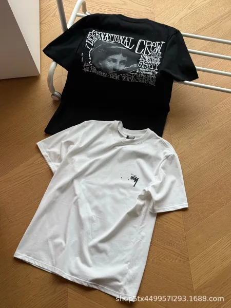 Design International Crew Graphic Print Black T-Shirt T-Shirts - 3