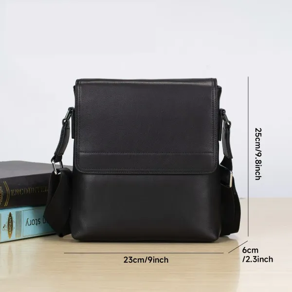 Design Classic Flap Crossbody Bag Black - 1