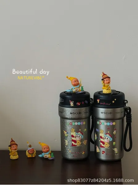 Design HSCUP x NATUREVIBE Twinkle Series Black Insulated Travel Mug Electronics - 2