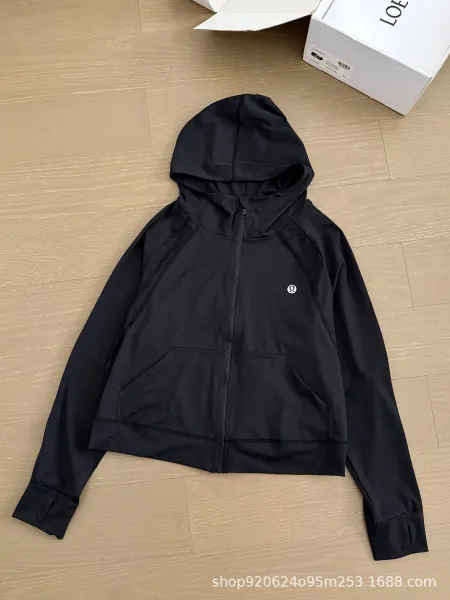 Lululemon Define Hooded Jacket White and Black Activewear Jacket Outerwear - 6