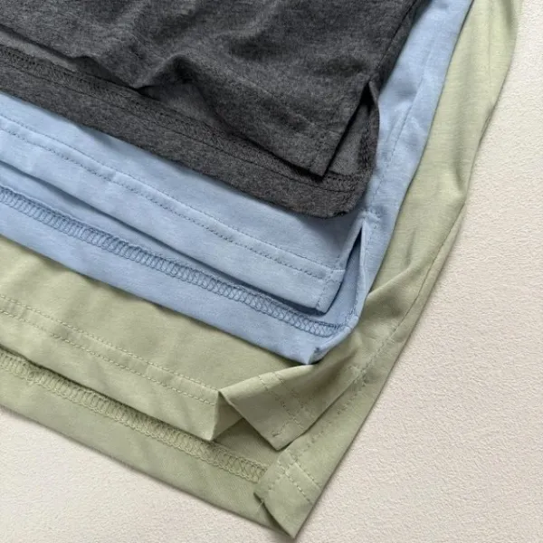 Design Yamatomichi Mountain and Road Pocket T-Shirt in Sage Green, Sky Blue, Charcoal Gray T-Shirts - 24