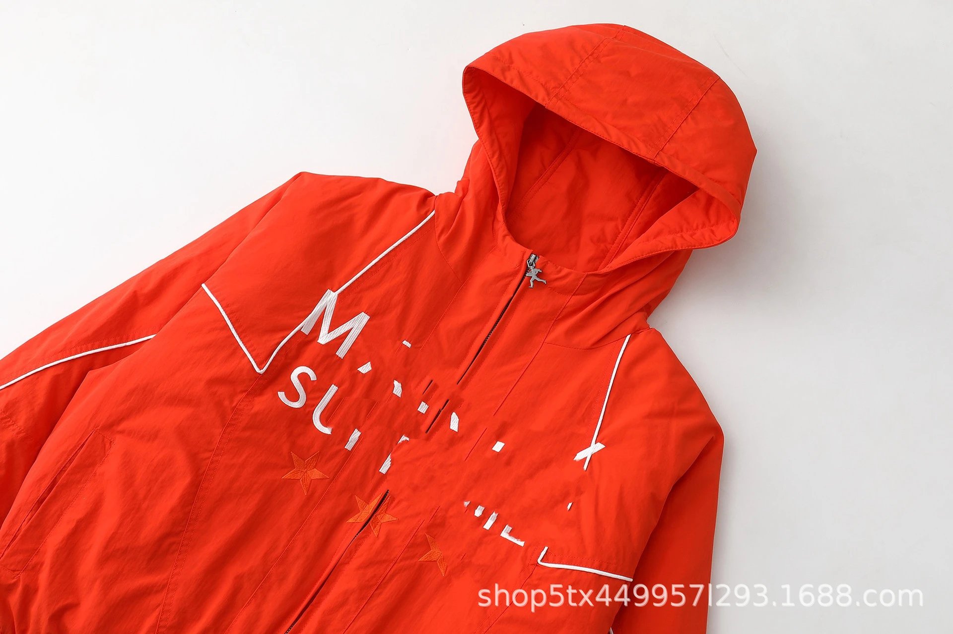 Design MA. SUF Windbreaker Black Jacket Outerwear.windbreaker - 15