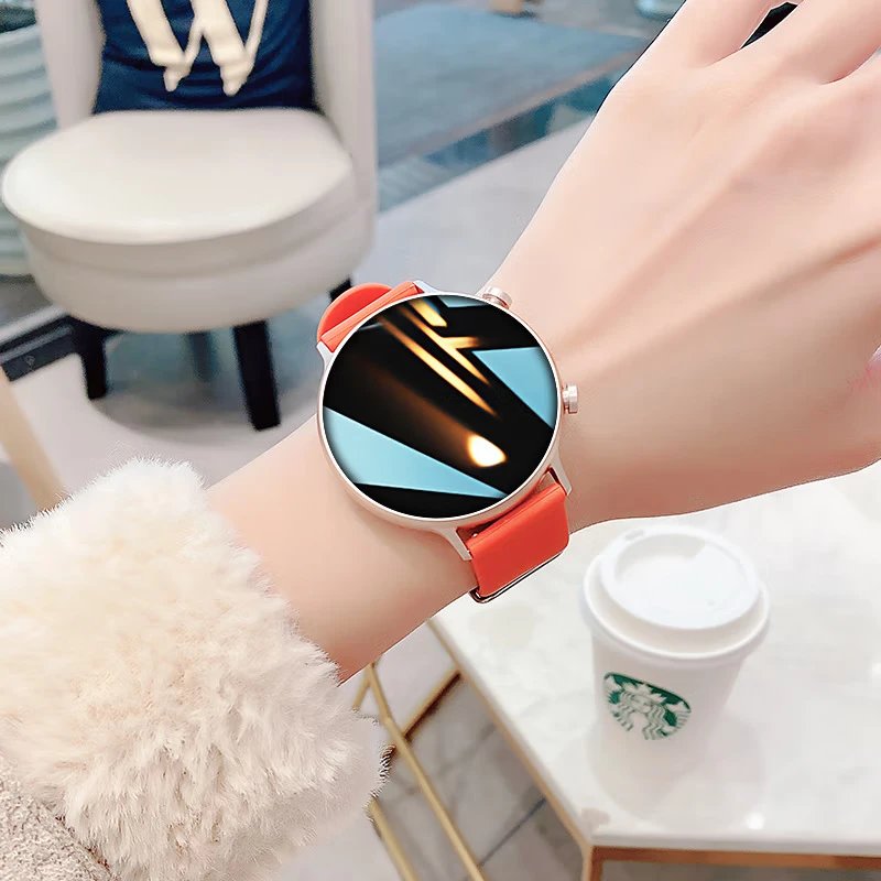 Smartwatch Orange Strap Smartwatch