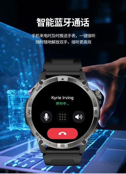 Design GPS Smartwatch Black with AMOLED Display Smartwatches - 16