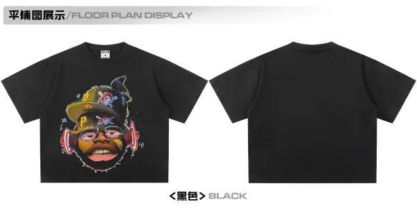 Design Street Wear Graphic Print White T-Shirt T-Shirts - 10
