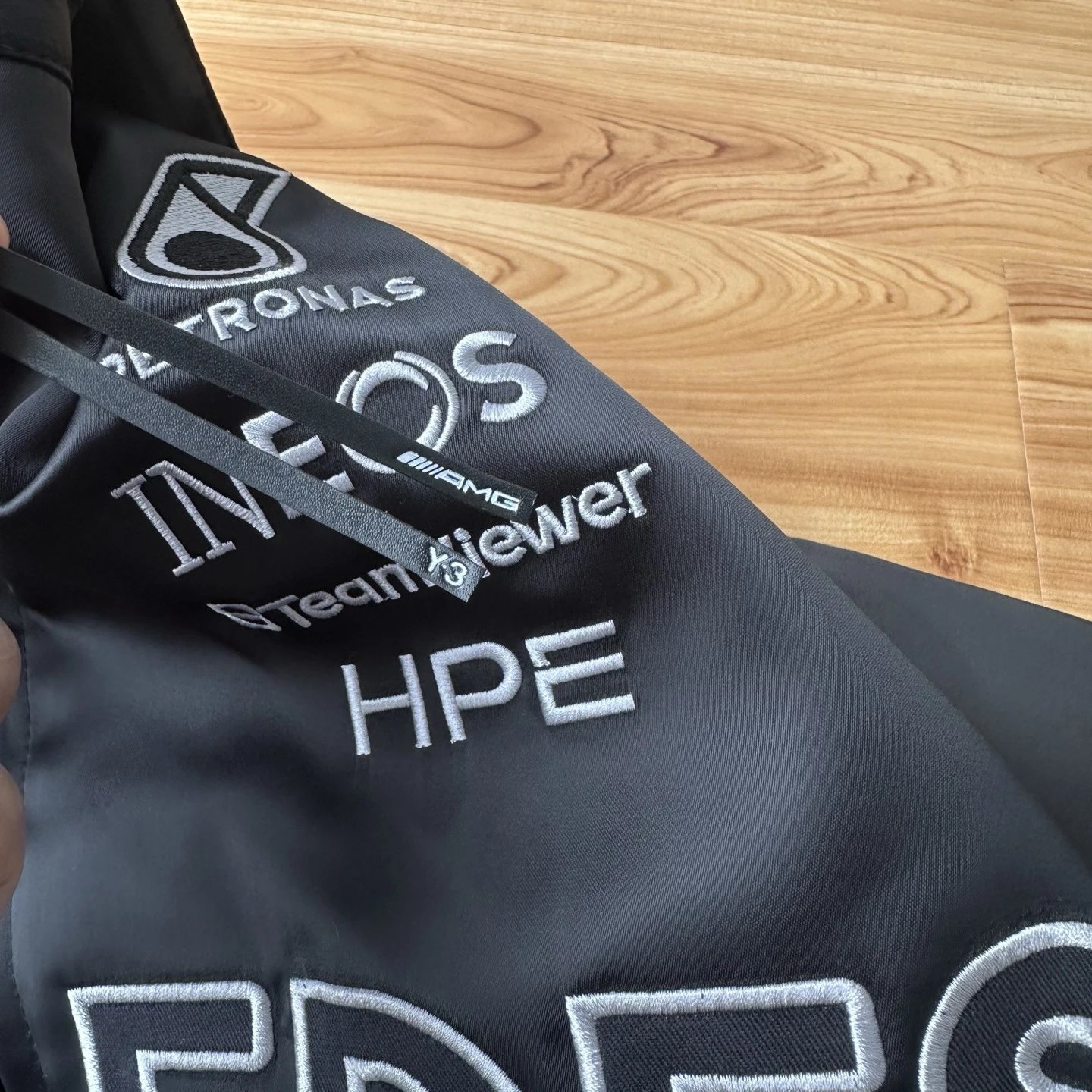 Adidas Y-3 Mercedes-AMG Petronas F1 Team Racing Jacket Black Outerwear - 12