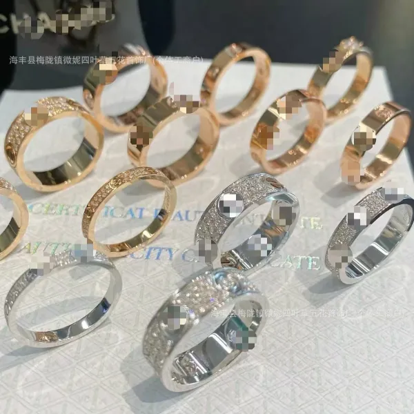 Cartier Love Ring White Gold Single Diamond Ring Jewelry - 7