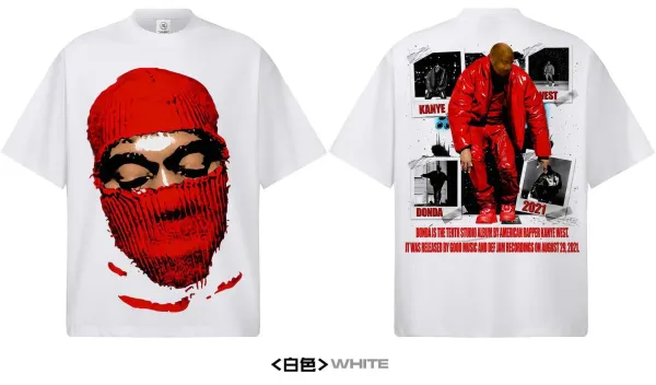Design Kanye West Donda Album Art White T-Shirt T-Shirts - 13