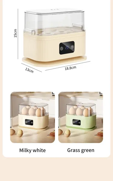 Design Digital Egg Cooker Mint Green Kitchen Appliance Electronics - 19