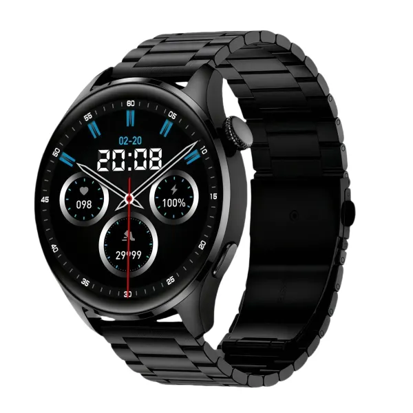 Design Huawei Watch 3 Pro Black Stainless Steel Smartwatch Smartwatches - 1