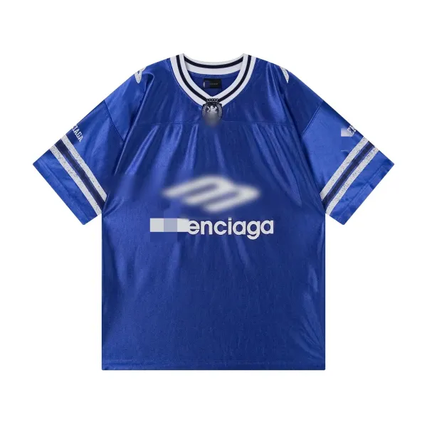 Design Enciaga Football Jersey Black Jersey - 6