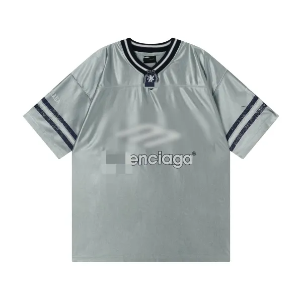 Design Enciaga Football Jersey Black Jersey - 8