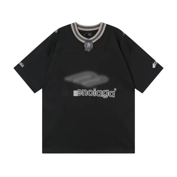 Design Enciaga Football Jersey Black Jersey - 10