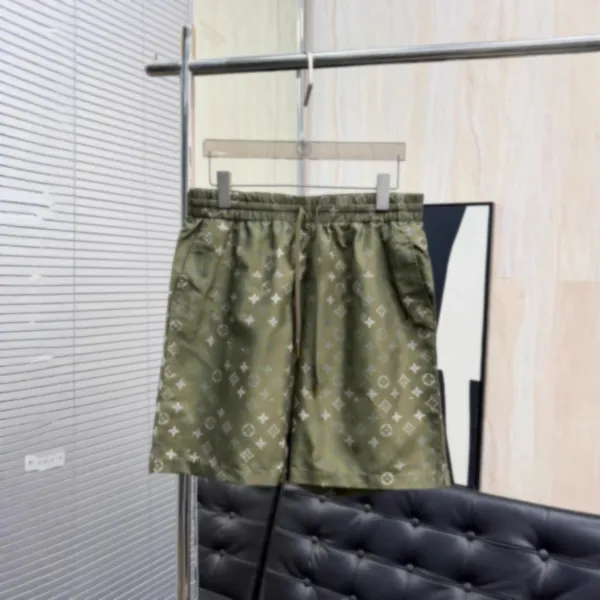 Louis Vuitton Monogram Silk Pajama Set Army Green - 7