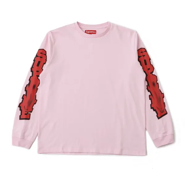 Supreme Sleeve Logo Long Sleeve T-Shirt Black - 7