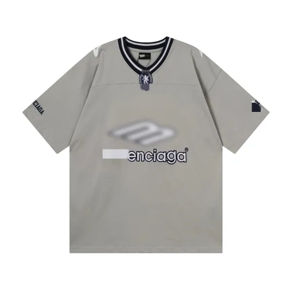 Design Enciaga Football Jersey Black Jersey - 14