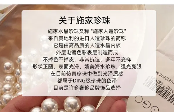 Design Pearl Drop Earrings Gray 10mm Jewelry - 5