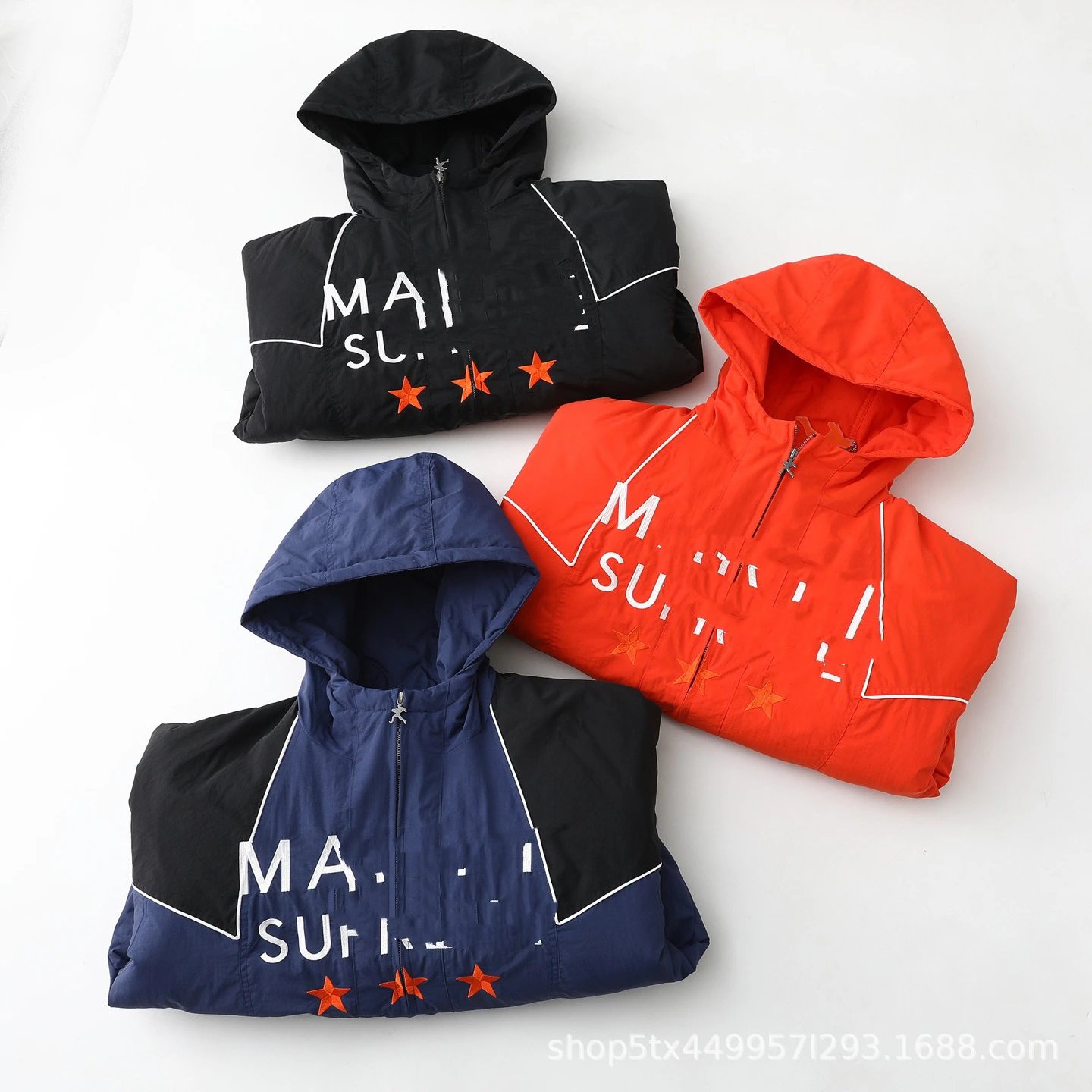 Design MA. SUF Windbreaker Black Jacket Outerwear.windbreaker - 9