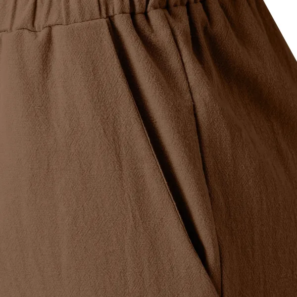 Design Wide-Leg Cropped Pants Red - 33