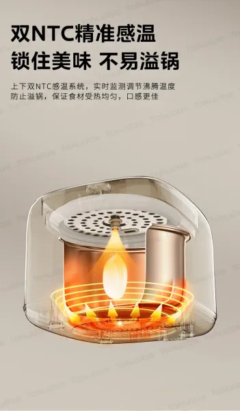 Design Yokudos 2.5L Low-Sugar Rice Cooker White Electronics - 26