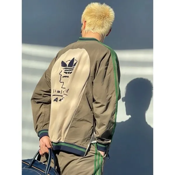 Adidas Originals Tennis Bag Navy with Gold Logo Handbag - 15
