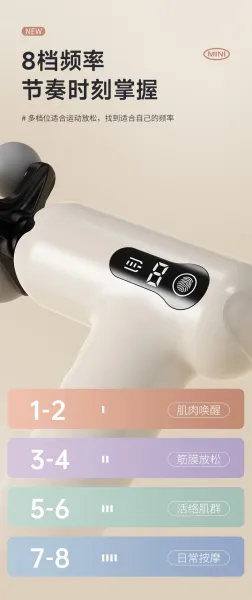Design Percussion Massage Gun Black Electronics - 19