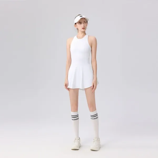 Design PRIMEE Tennis Dress White Activewear - 1