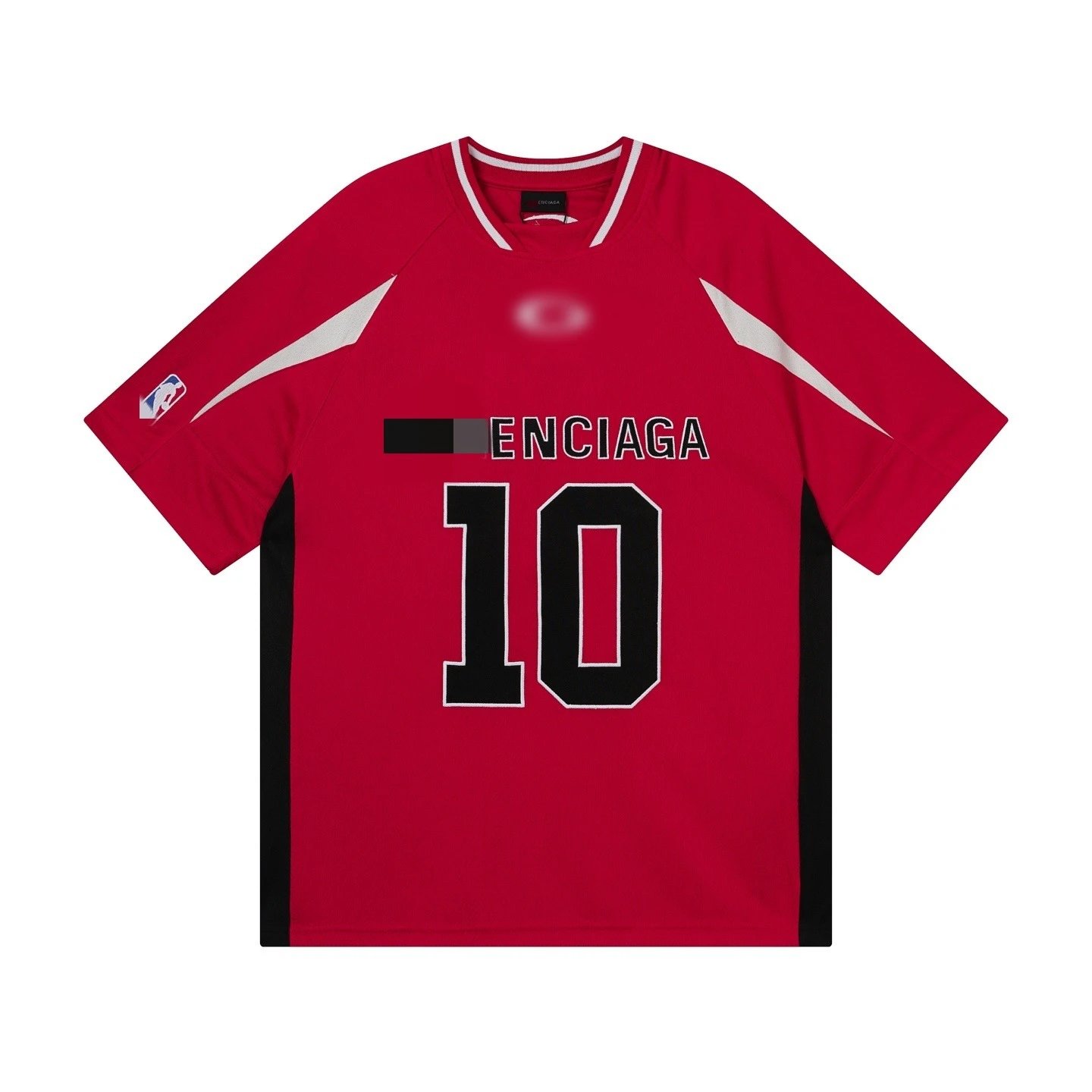 Balenciaga Enciaga 10 Basketball Jersey White / Blue / Black - 4